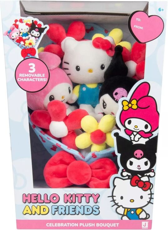 Hello Kitty Λούτρινο Μπουκέτο 30cm (HKT22000) (1)