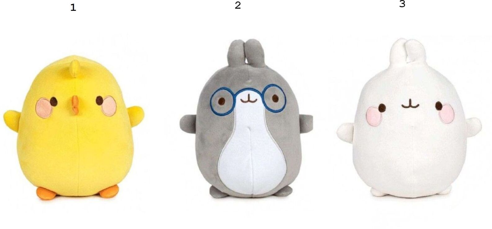 Molang Λούτρινο 18cm-3 Σχέδια (MLP00000-760024980) (1)