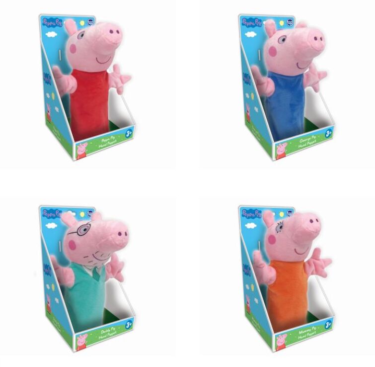 Peppa Pig Λούτρινο Peppa Puppets-4 Σχέδια (PP028000) (2)