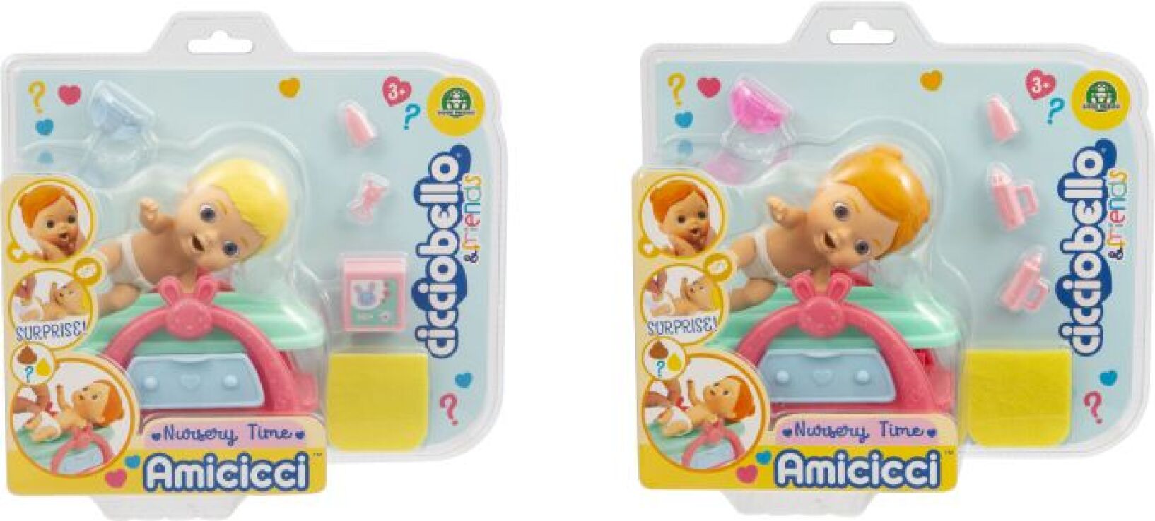 Cicciobello Αλλαξιέρα Με Amicicci Φιλαράκι-2 Σχέδια (CC014000) (2)