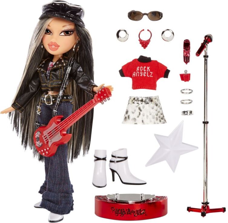 Bratz Κούκλα Rock Angelz-5 Σχέδια (577775 EUC) (3)