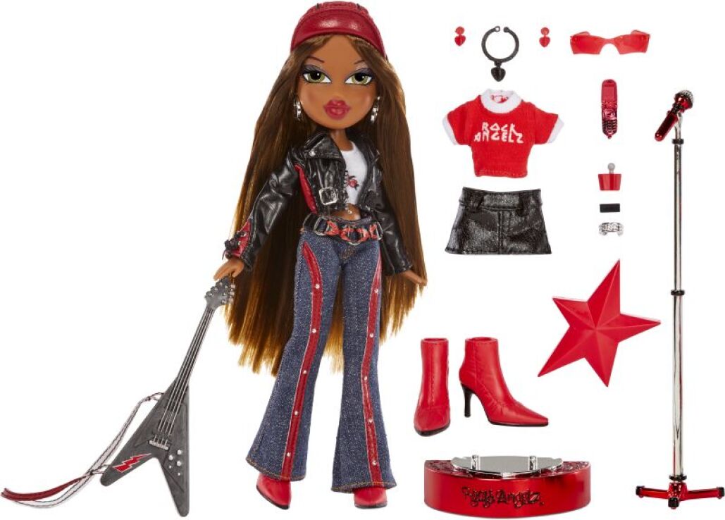 Bratz Κούκλα Rock Angelz-5 Σχέδια (577775 EUC) (5)