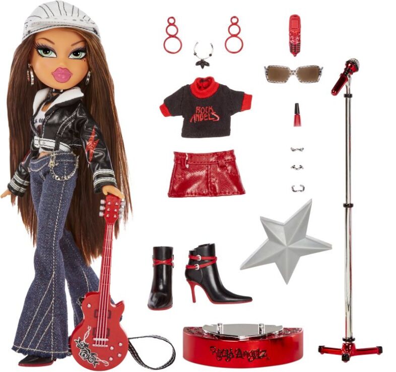 Bratz Κούκλα Rock Angelz-5 Σχέδια (577775 EUC) (6)