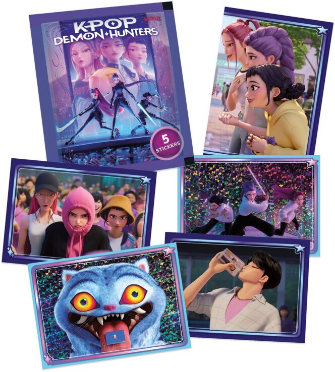 K-Pop Demon Hunters Αυτοκόλλητα Άλμπουμ Starter Pack (KPDH0003) (2)