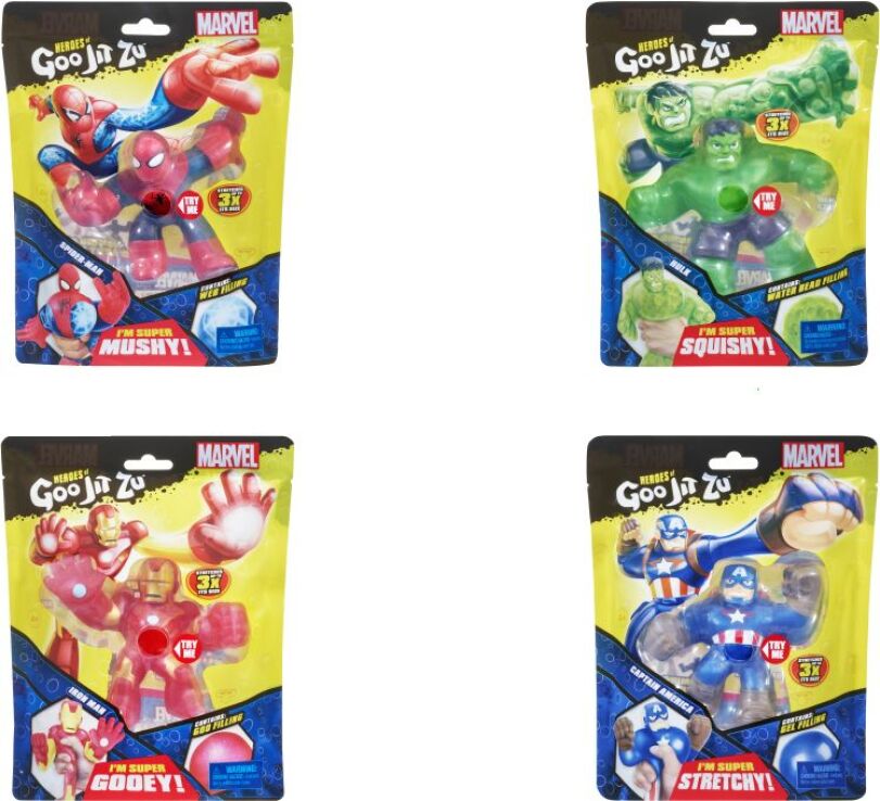 Goo Jit Zu Marvel Single Pack-4 Σχέδια (GJT04000) (2)