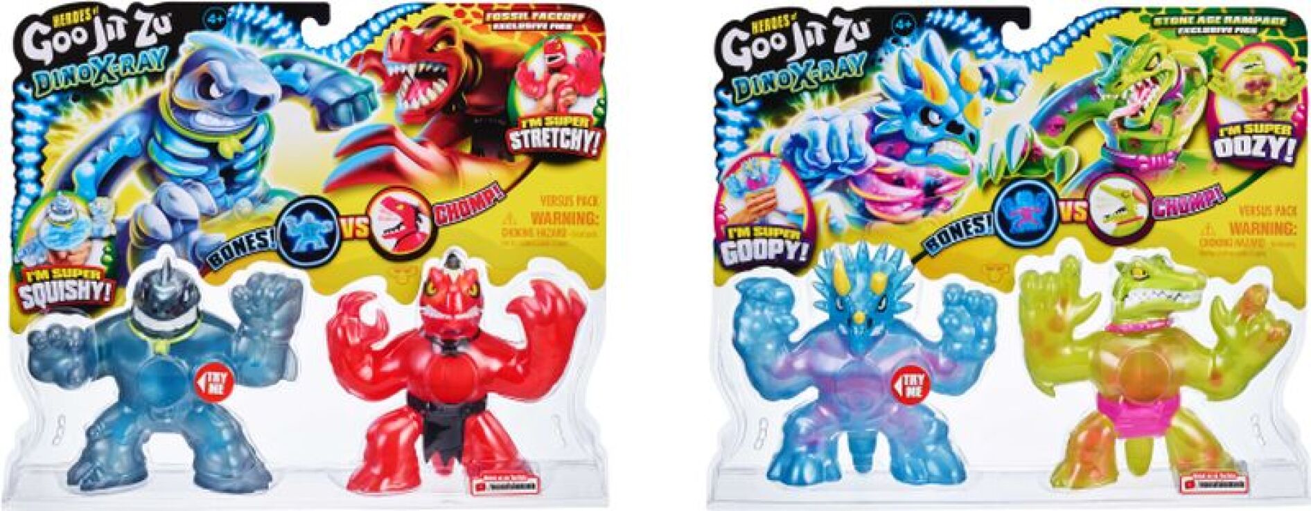 Goo Jit Zu Dino X-Ray Battle Pack-2 Σχέδια (GJT24000) (2)