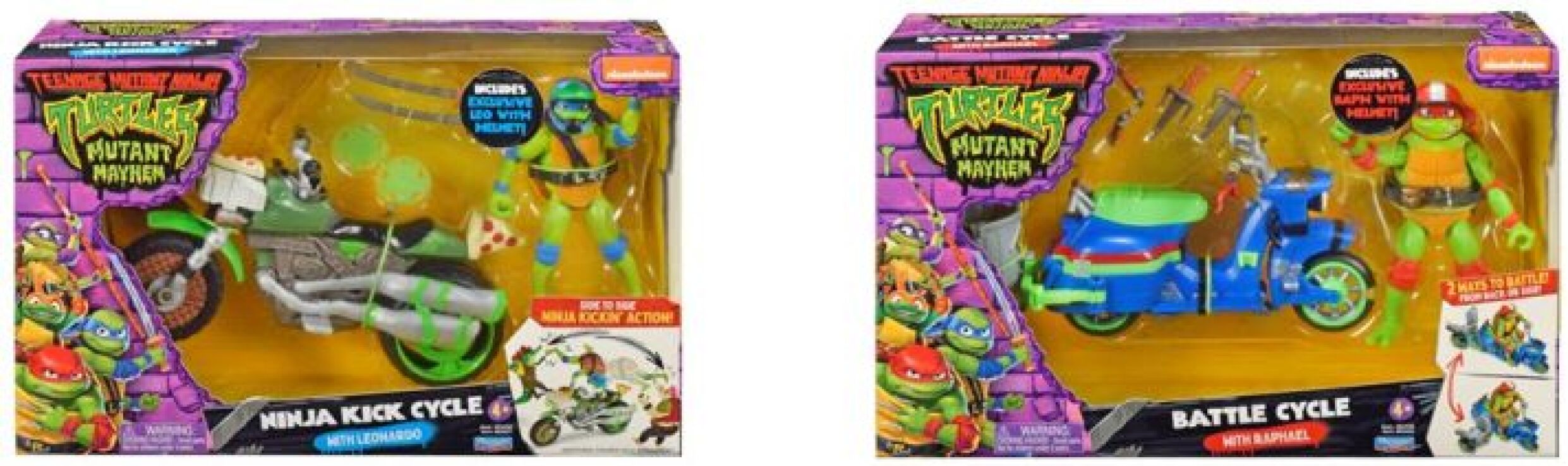 TMNT Movie Όχημα Με Φιγούρα-2 Σχέδια (TU803000) (2)