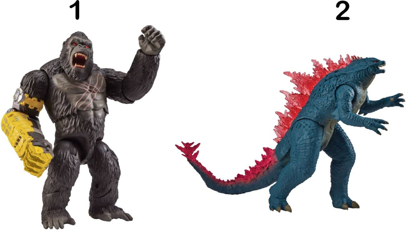 Godzilla X Kong Φιγούρες Γίγας 33cm-2 Σχέδια (MN308000) (1)