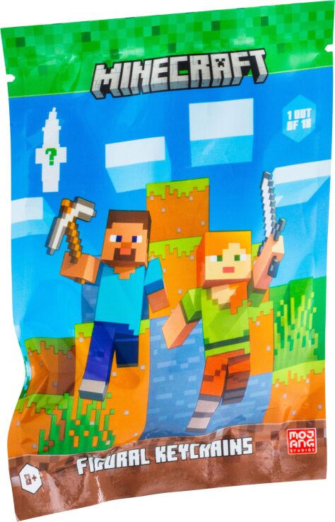 Minecraft Φιγούρα Μπρελόκ Φακελάκι-1Τμχ (MNC11000) (0)