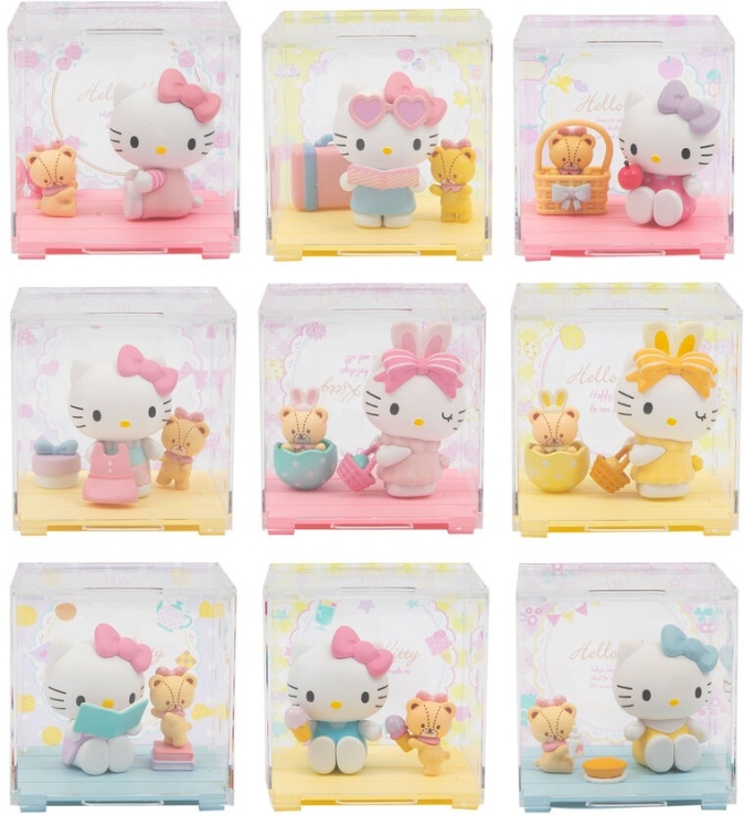 Hello Kitty Mini Box Sweetheart Playmate 6.5cm-9 Σχέδια-1Τμχ (HKT38100) (0)