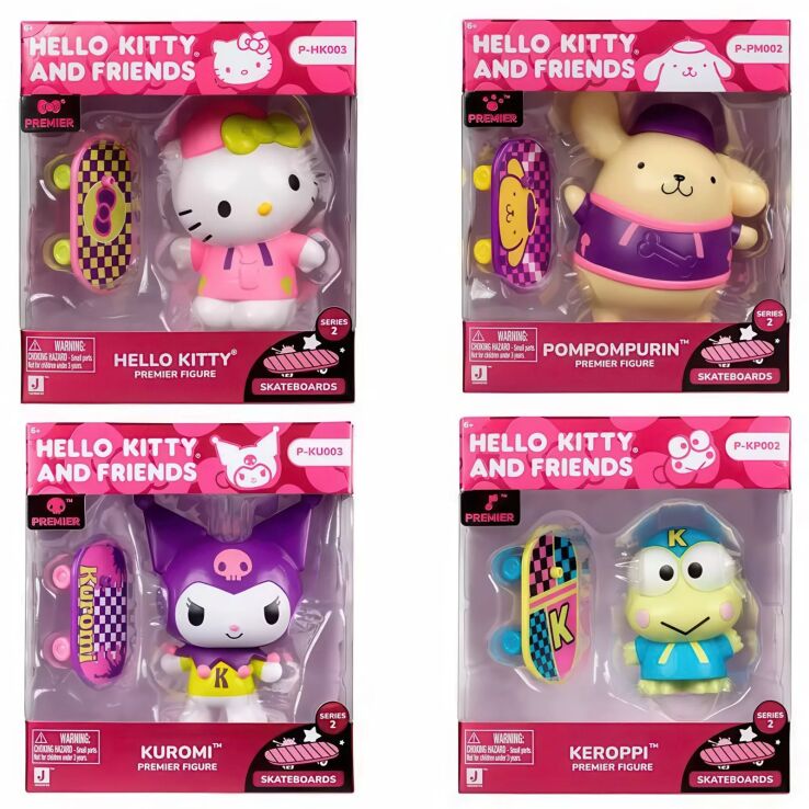 Hello Kitty Φιγούρες Premium Skate 10cm-4 Σχέδια (HKTH9000) (2)
