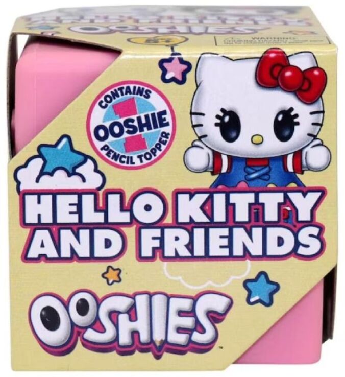 Hello Kitty Φιγούρες Ooshies 5cm-19 Σχέδια-1Τμχ (HHL02000) (1)