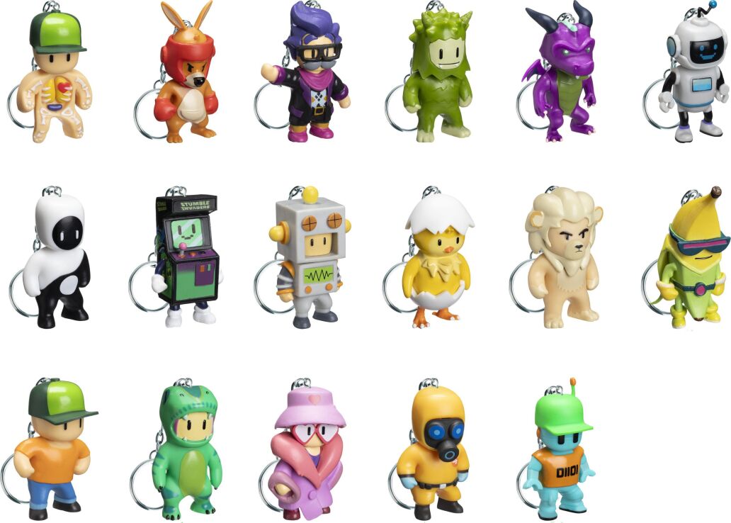 Stumble Guys Φιγούρα Μπρελόκ Φακελάκι S3-18 Σχέδια-1Τμχ (TUY11000) (0)