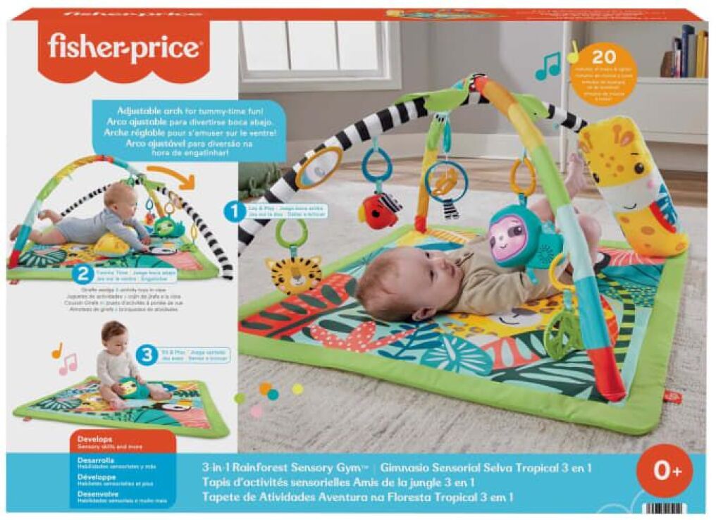 Fisher Price Γυμναστήριο Τροπικό Δάσος 3 Σε 1 (HJW08) (4)