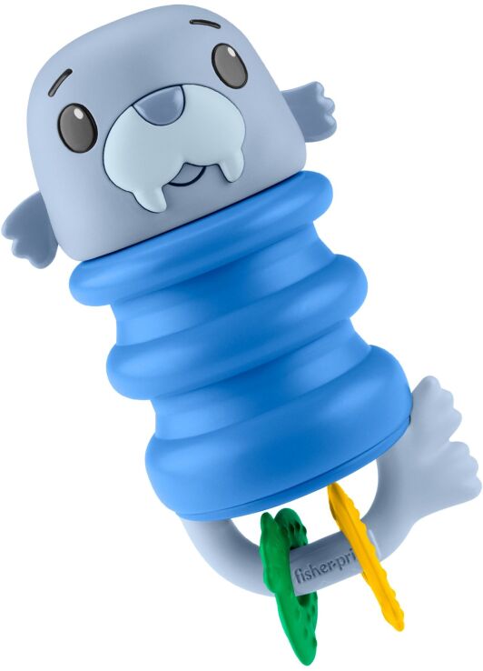 Fisher Price Κουδουνίστρες Ζωάκια Ωκεανού-3 Σχέδια (JHB54) (3)