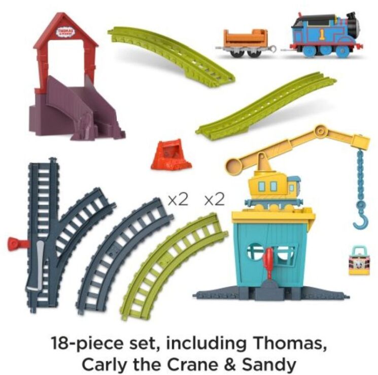 Fisher Price Thomas Πίστα & Σταθμός Επισκευών Με Την Κάρλι & Τη Σάντι (HDY58) (2)