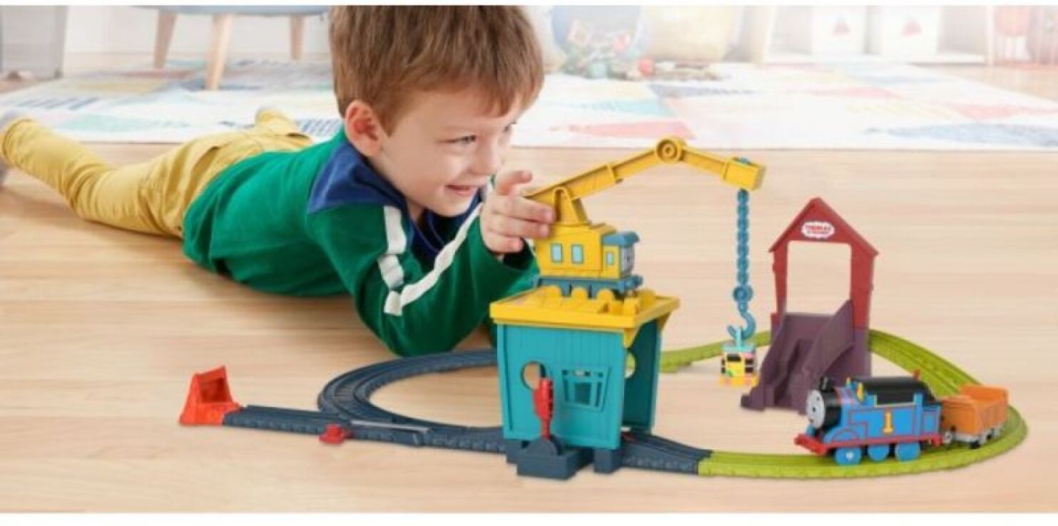 Fisher Price Thomas Πίστα & Σταθμός Επισκευών Με Την Κάρλι & Τη Σάντι (HDY58) (5)