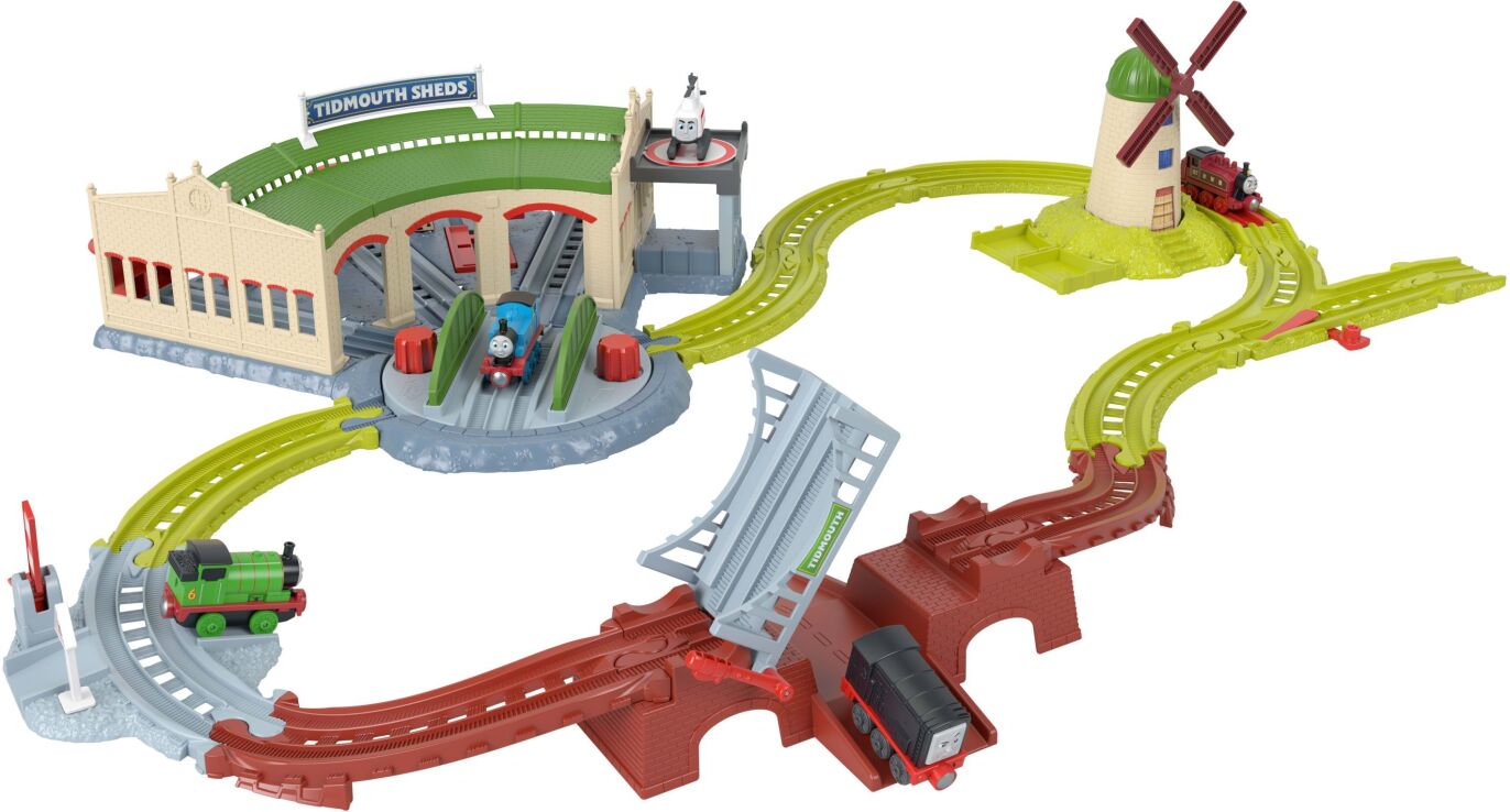Fisher Price Thomas Το Τρενάκι-Πίστα Σταθμός Τρένων Τίντμουθ (JLL36) (0)