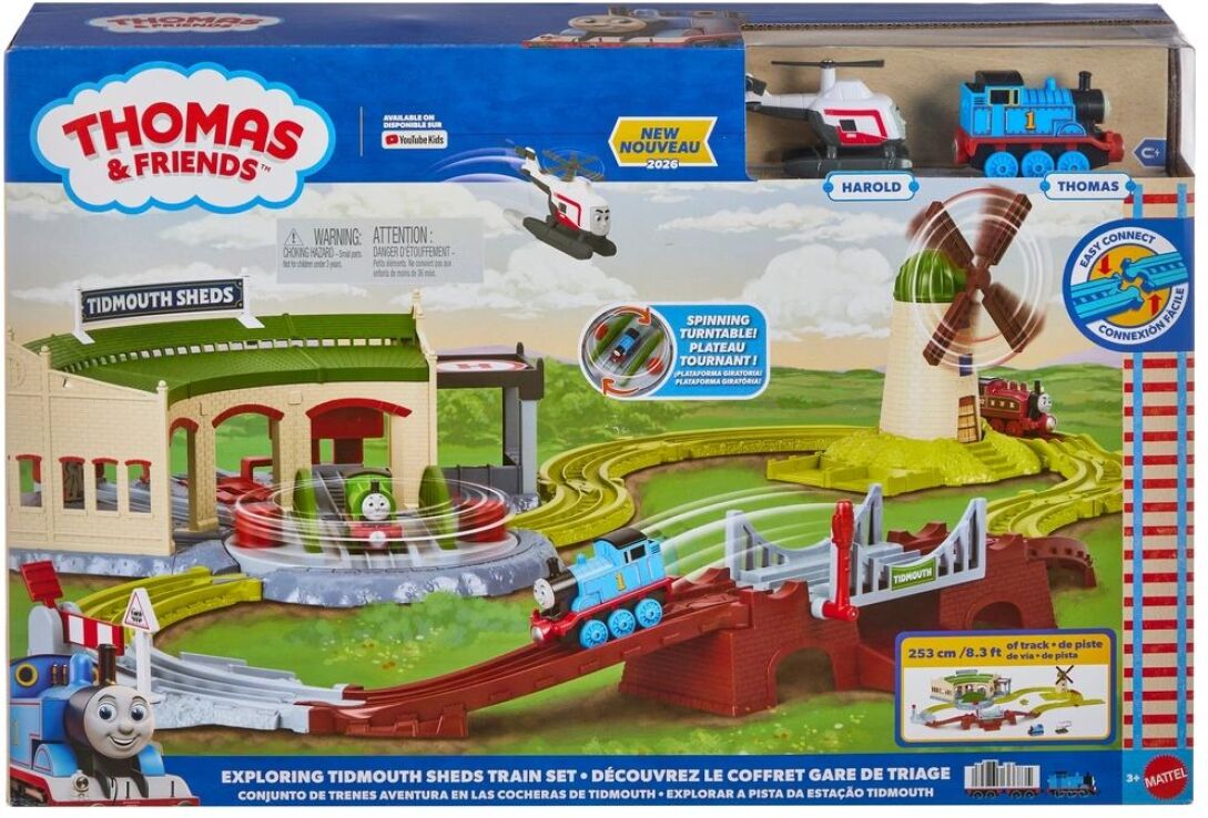Fisher Price Thomas Το Τρενάκι-Πίστα Σταθμός Τρένων Τίντμουθ (JLL36) (1)