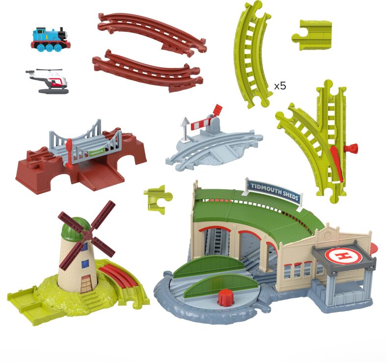 Fisher Price Thomas Το Τρενάκι-Πίστα Σταθμός Τρένων Τίντμουθ (JLL36) (2)