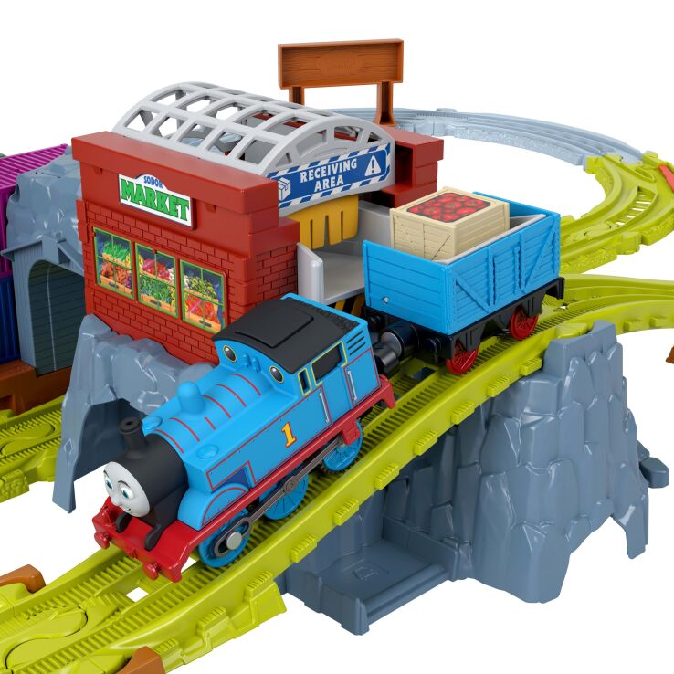 Fisher Price Thomas Το Τρενάκι-Πίστα Με Τον Κράνκι Στις Αποβάθρες (JLL40) (4)