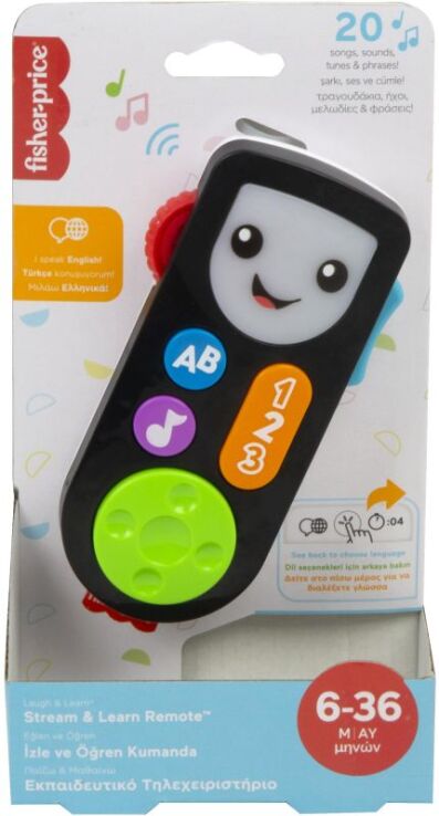 Fisher Price Laugh & Learn Εκπαιδευτικό Τηλεχειριστήριο (HHH27) (1)