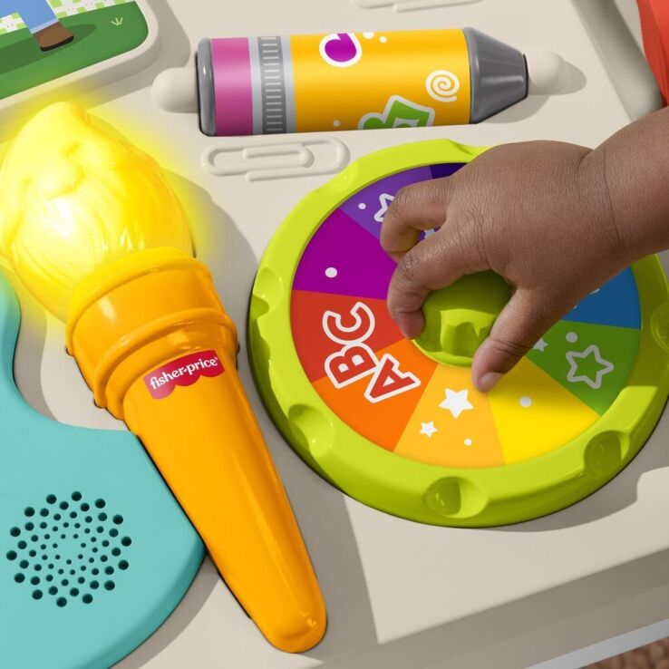 Fisher Price Laugh & Learn Εκπαιδευτικό Τραπέζι-Πίνακας 4 Σε 1 (JLM96) (8)