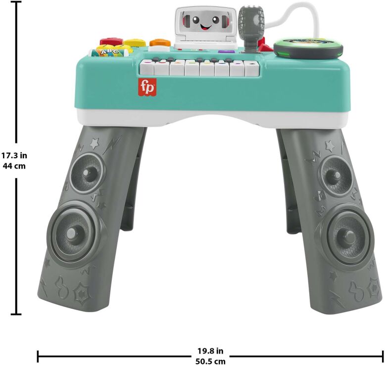 Fisher Price Laugh And Learn Εκπαιδευτική Κονσόλα Dj Με Φώτα Και Ήχους (HRB61) (2)