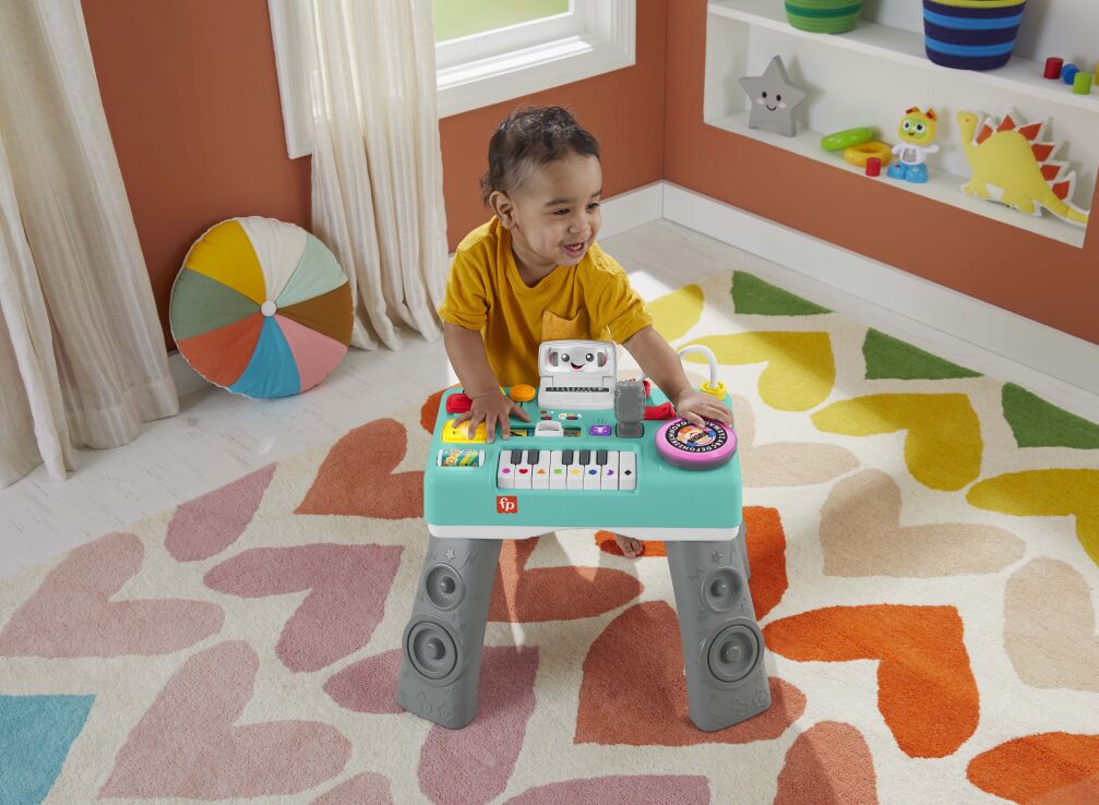 Fisher Price Laugh And Learn Εκπαιδευτική Κονσόλα Dj Με Φώτα Και Ήχους (HRB61) (3)
