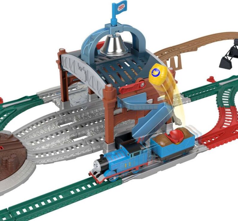 Fisher Price Thomas Σιδηρόδρομος Μεταφορά Βαρελιών Με Μηχανοκίνητο Τρενάκι (JDF26) (2)