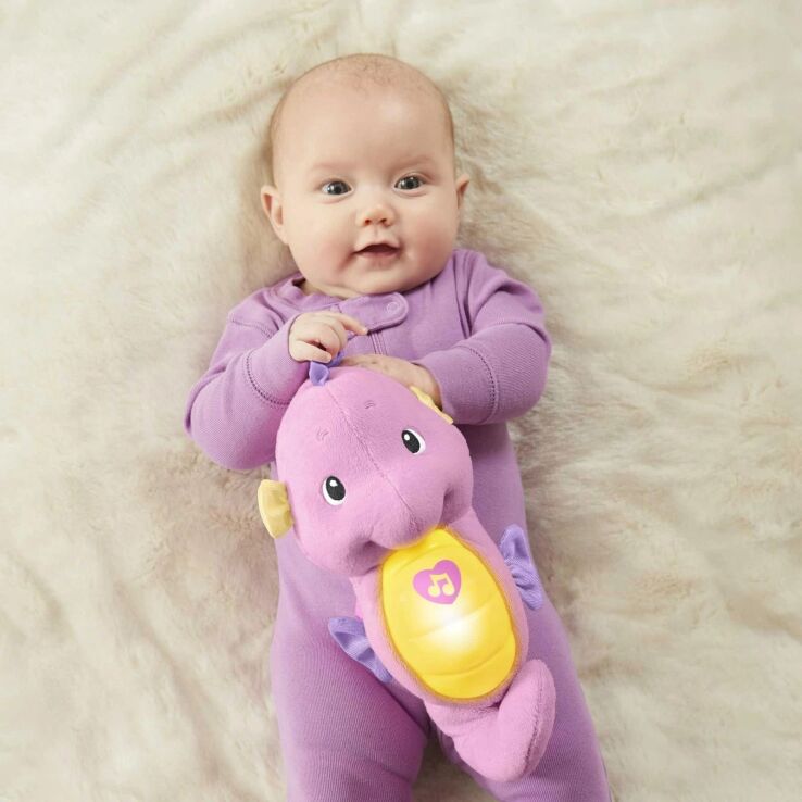 Fisher Price Ιππόκαμπος Φωτεινό Αλογάκι Της Θάλασσας-Ροζ (DGH73) (4)