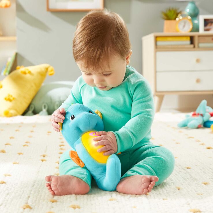 Fisher Price Ιππόκαμπος Φωτεινό Αλογάκι Της Θάλασσας-Σιέλ (DGH82) (4)