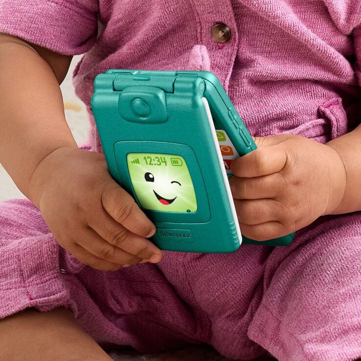 Fisher Price Laugh & Learn Εκπαιδευτικό Κινητό Τηλεφωνάκι Με Πορτάκι (JNJ57) (5)