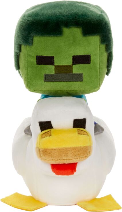 Minecraft Deluxe Λούτρινο Chicken Jockey 20cm (JMY77) (1)