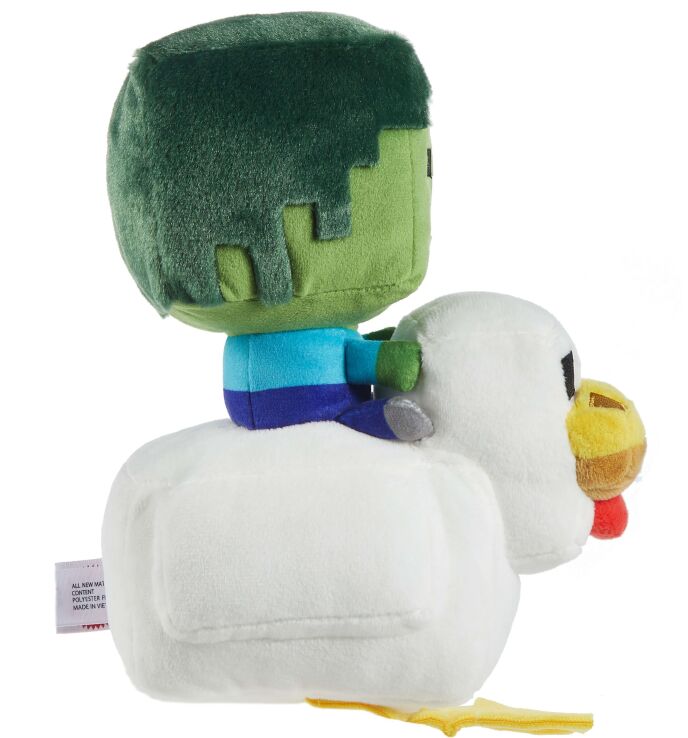 Minecraft Deluxe Λούτρινο Chicken Jockey 20cm (JMY77) (3)