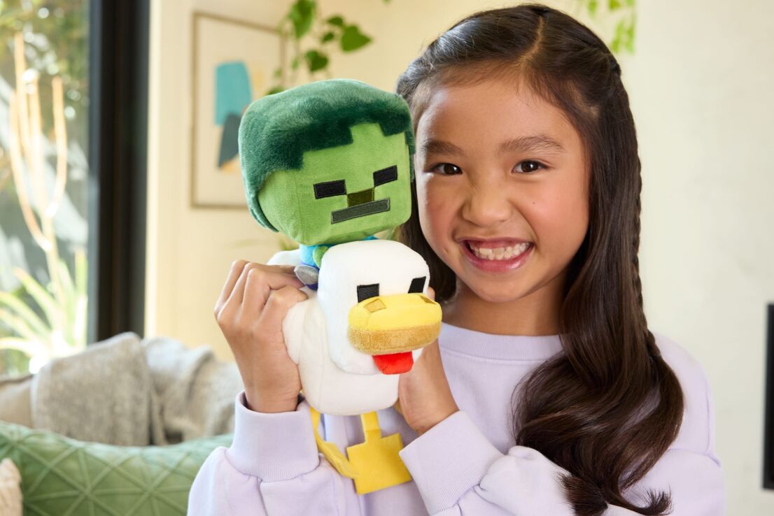 Minecraft Deluxe Λούτρινο Chicken Jockey 20cm (JMY77) (4)