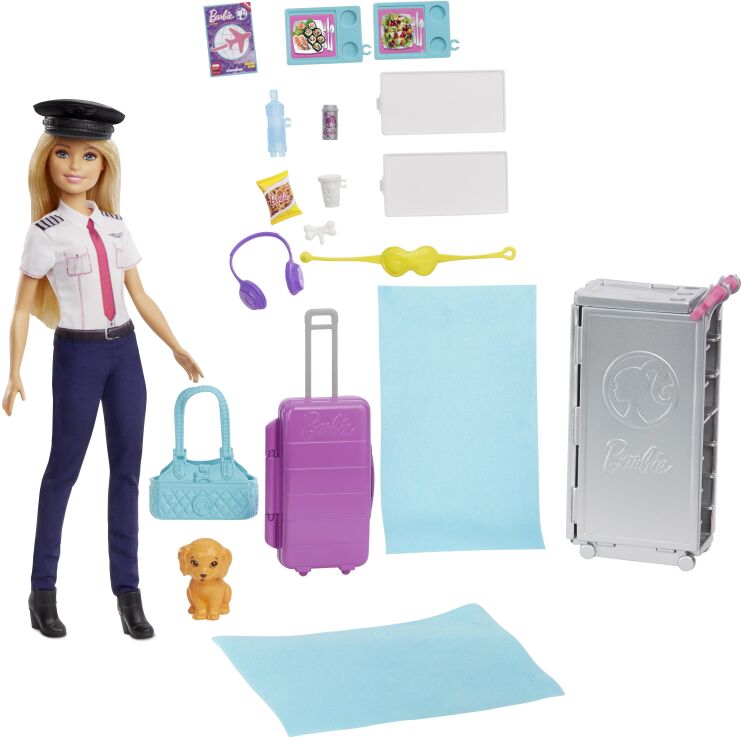Barbie Αεροπλάνο & Κούκλα Dreamhouse Adventures (GJB33) (2)