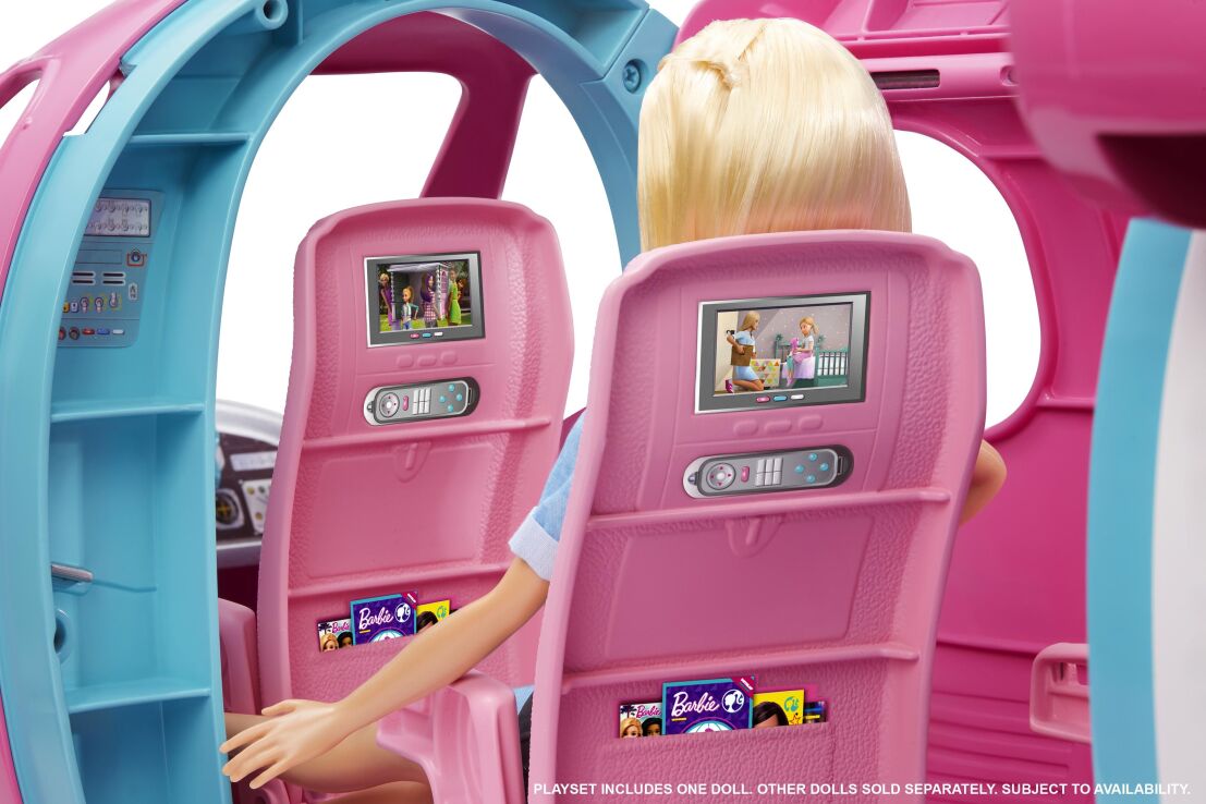 Barbie Αεροπλάνο & Κούκλα Dreamhouse Adventures (GJB33) (4)