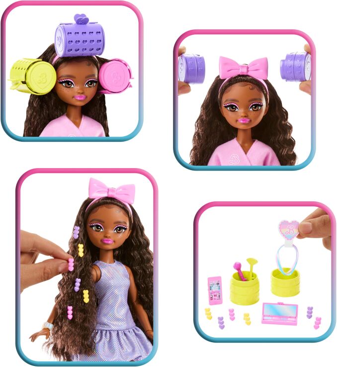 Barbie Dream Besties GRWM-Barbie Brooklyn (JGG39) (2)