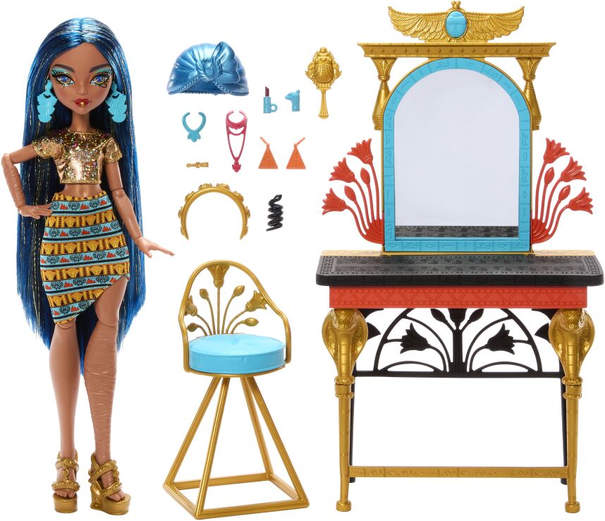 Monster High Cleo De Nile Self-Scare Day Playset (HXH96) (2)