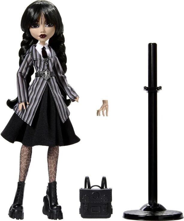 Monster High Wednesday-Wednesday School Outfit (HXJ04) (2)