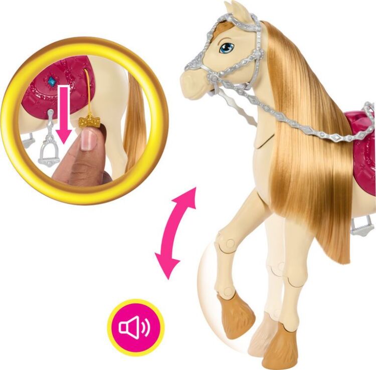Barbie The Great Horse Chase Άλογο (HXJ42) (2)