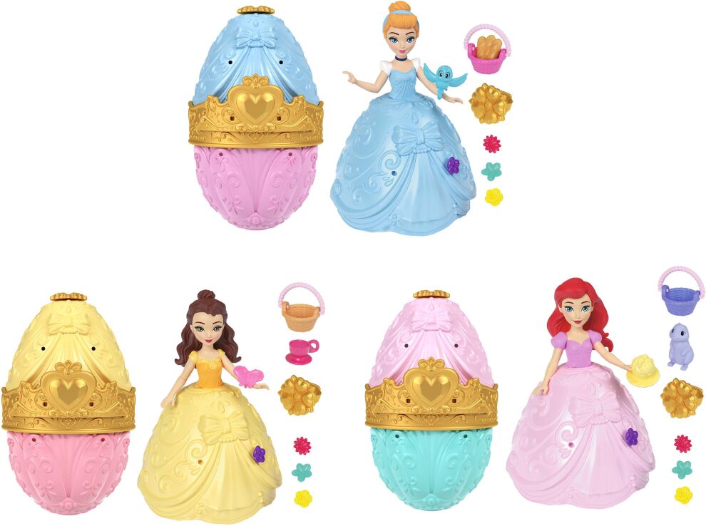 Disney Princess Μίνι Κούκλες-Αυγουλάκι Έκπληξη-3 Σχέδια (JHG92) (0)