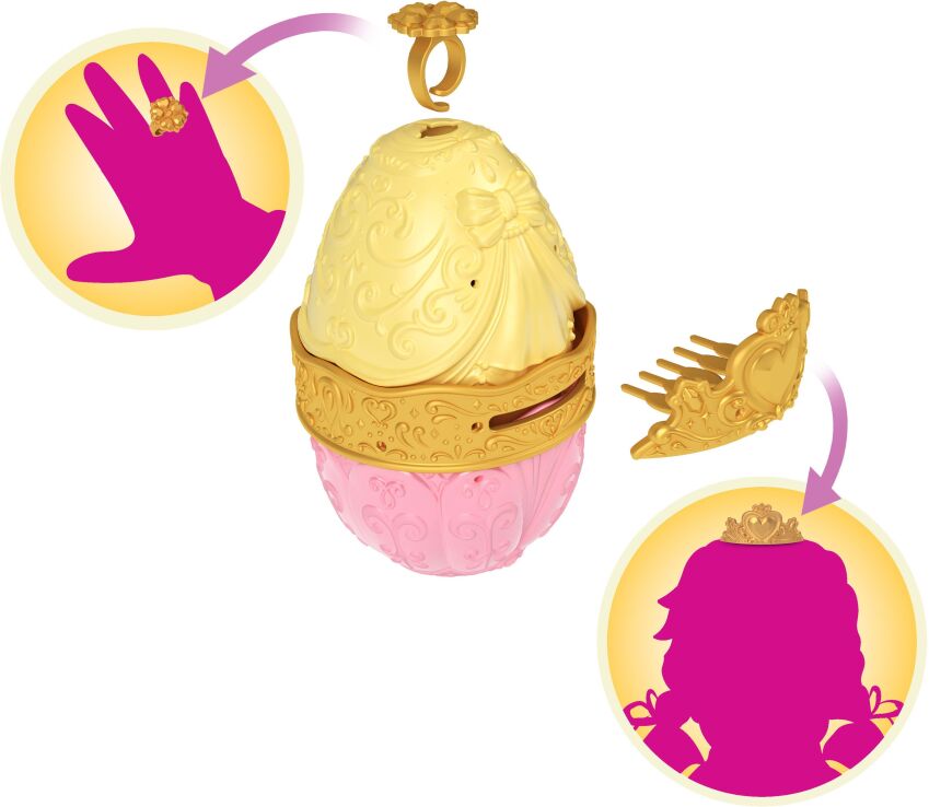 Disney Princess Μίνι Κούκλες-Αυγουλάκι Έκπληξη-3 Σχέδια (JHG92) (2)