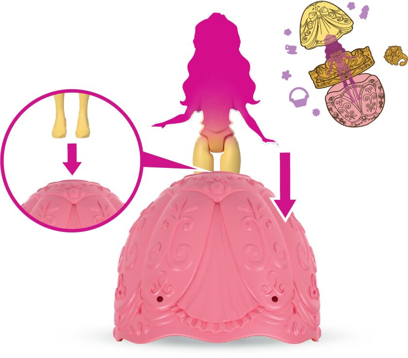 Disney Princess Μίνι Κούκλες-Αυγουλάκι Έκπληξη-3 Σχέδια (JHG92) (3)