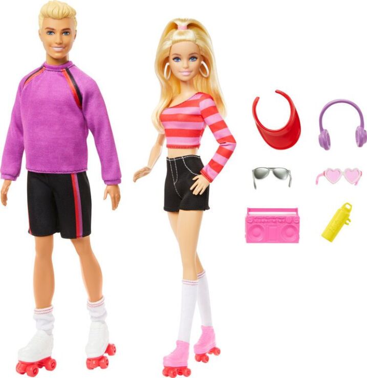 Barbie And Ken Skaters Fashionistas (HXK90) (2)