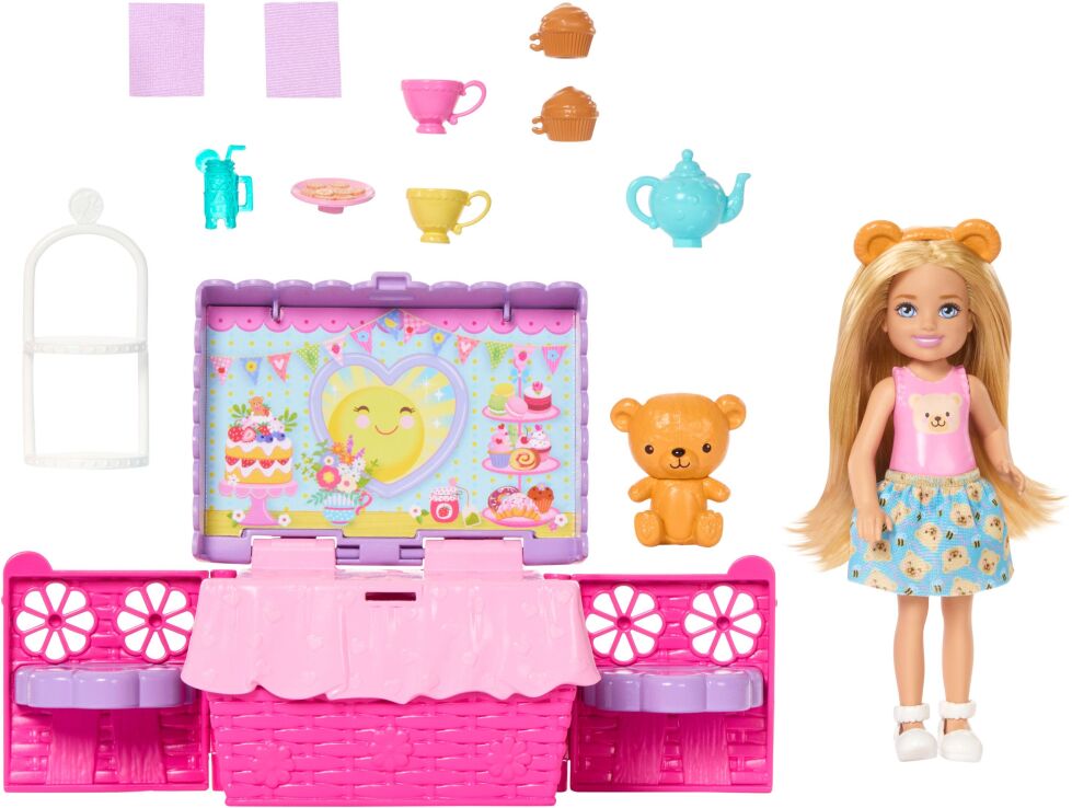 Barbie Chelsea Σετ Πάρτυ Με Τσάι (JJB40) (2)