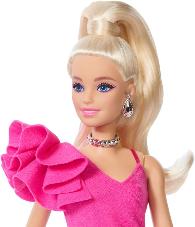 Barbie Deluxe Style-Φούξια Βραδινό Φόρεμα (JJN73) (3)