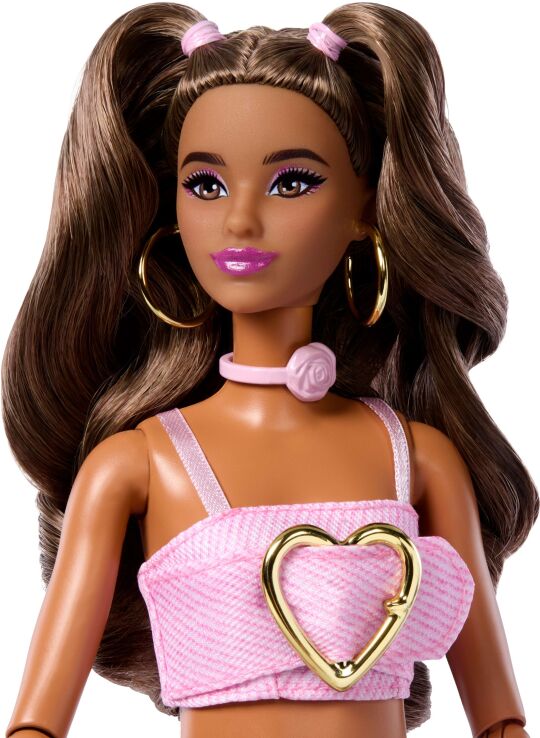 Barbie Deluxe Style-Ροζ Καμπάνα Τζιν (JJN72) (2)