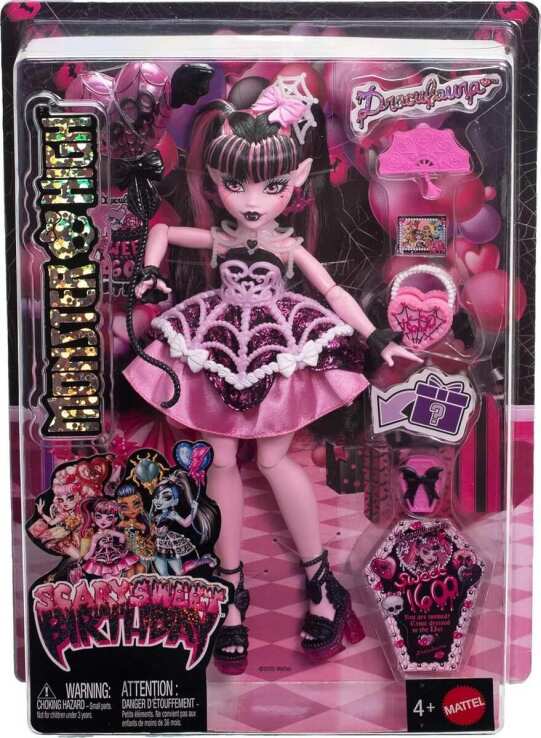 Monster High Scary Sweet Birthday-Draculaura (JBG74) (1)